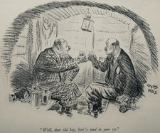 1939 vintage print ww2 - print, two