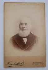 CABINET CARD OF WHITE-BEARDED