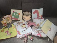 Mamas And Papas Nursery Gingerbread Bundle Set  curtains, bedding, plaques, 