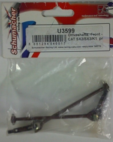 Schumacher u3599 driveshafts - u3599,