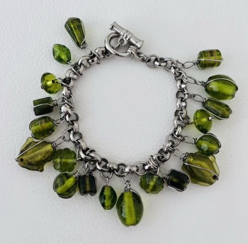 Murano hand coiled lampwork - hand,