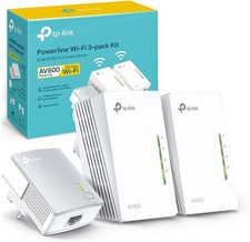 TP-Link TL-WPA4220 TKIT 2-Port Powerline Adapter WiFi Starter Kit Broadband/WiFi