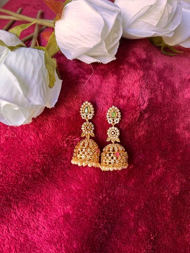 Jhumka earrings traditional - jhumka,