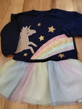 Girls Unicorn And Rainbow Tutu