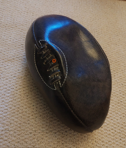 Vintage dark brown leather - dark,