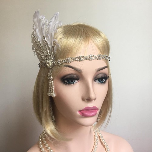 Womens headband elastic 1920s - womens,
