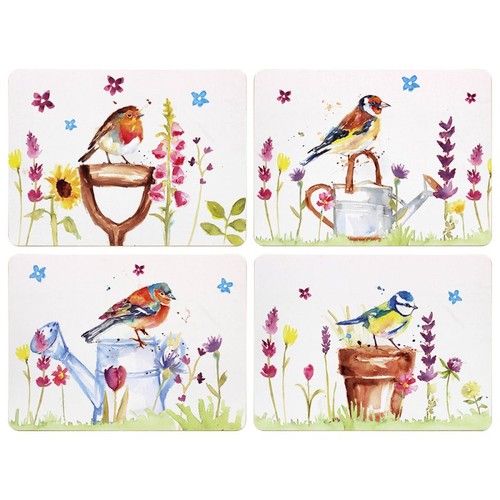 Garden birds set - garden, cork