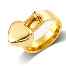 ZARD Dangling Heart Charm Ring