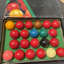 Full Set Super Crystalate Snooker Balls