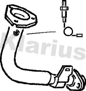 Klarius 301289 front exhaust - klarius,