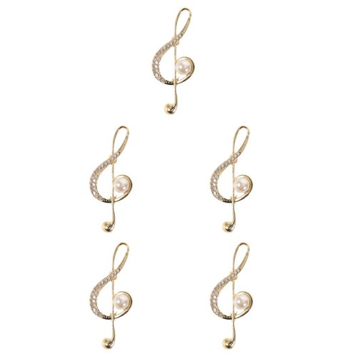 5pcs crystal music note - 5pcs,