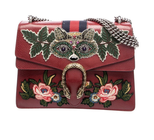 Gucci red large shoulder bag - red,