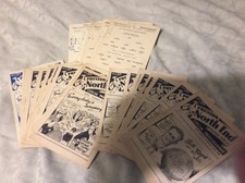 PRESTON NORTH END HOME PROGRAMMES 1958 - 60 - CHOOSE FROM LIST