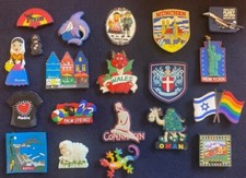 Souvenir Fridge Magnet - Places / rubber