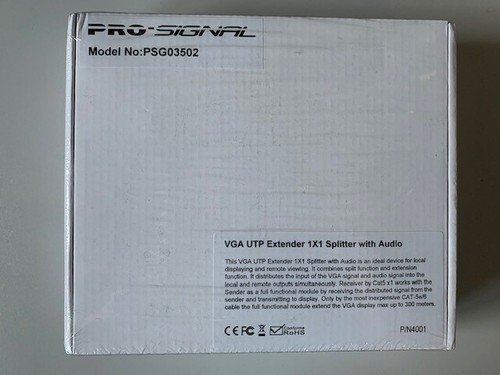 Pro signal psg03502 vga - psg03502, utp