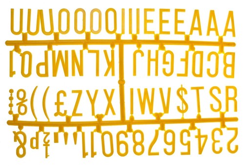 390 peg board - 390, letters