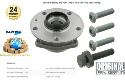 Front axle wheel bearing - wheel,