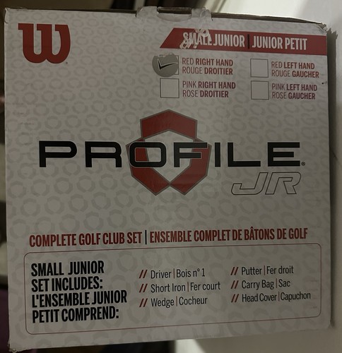 Wilson golf profile juinior - wilson,