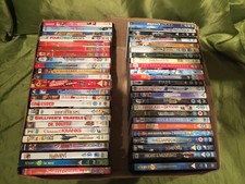 48 x DISNEY, DREAMWORKS, CHRISTMAS & FESTIVE CLASSIC DVDs JOB LOT