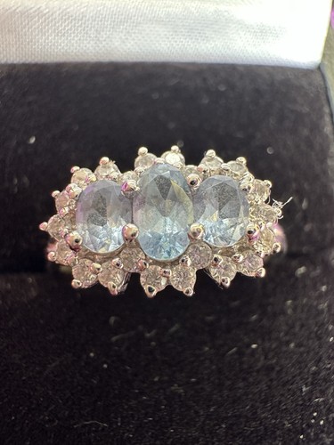 Carat ice blue topaz and - 14,