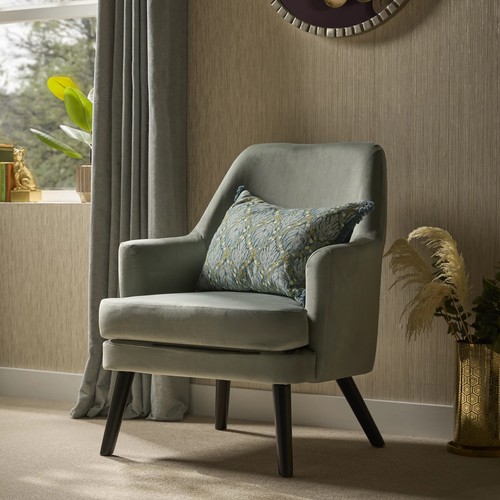 Ember green velvet effect - green,