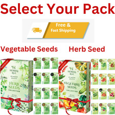 Herbal Age Grow Your Own Herb Garden Kit, 12 Herbs Plants, 8700 Herb Seed Box
