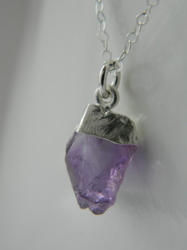 Amethyst raw crystal - amethyst,