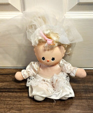 Vintage Bride Doll Vinyl Face