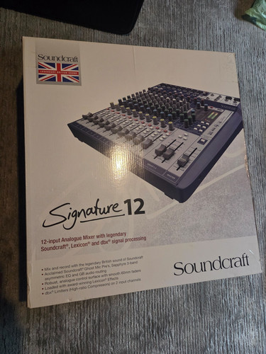 Soundcraft signature mixer - signature, 12