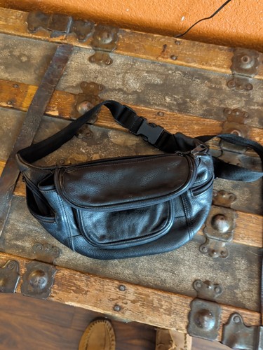 Vintage black leather - vintage,
