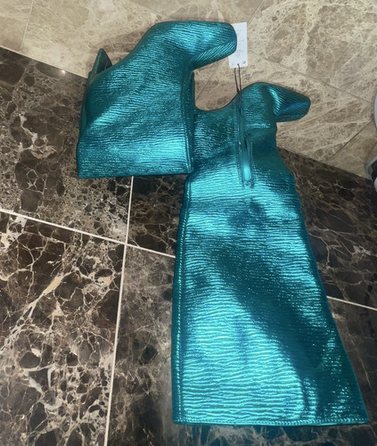 Zara turquoise metallic - turquoise,