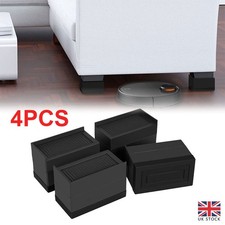 4X Heavy Duty Square Black Bed