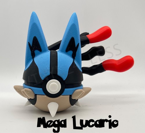 Mega lucario 0448 pokeball - mega,