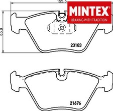 FRONT BRAKE PADS SET LEFT &
