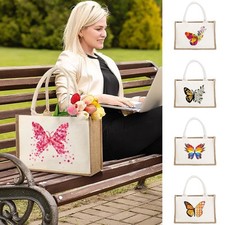 Jute Tote Bags with Prints