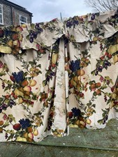 Pair Vintage Curtains & Pelmet