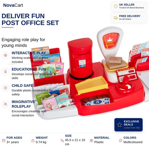 Play post office set - post,