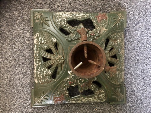 Vintage christmas tree stand - tree,
