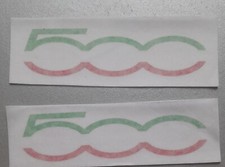 Fiat 500 Logo Side Skirt