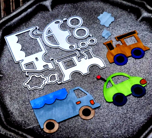 Car truck tractor metal - truck, ,