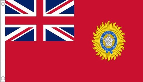 British raj flag - british, 3'