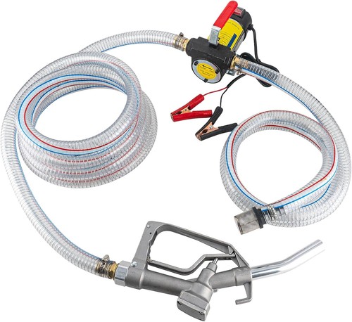 Fuel transfer pump with nozzle - with,