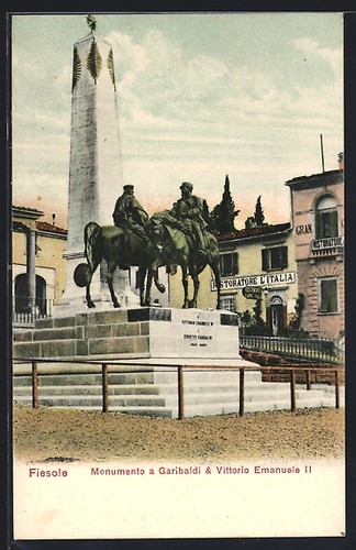 Fiesole monument garibaldi - fiesole,, to