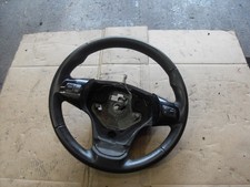 VAUXHALL CORSA D LEATHER STEERING WHEEL IN PIANO BLACK