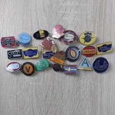 Motorcycle Pin Badges,  Vintage collectable  Job Lot of 20 badges