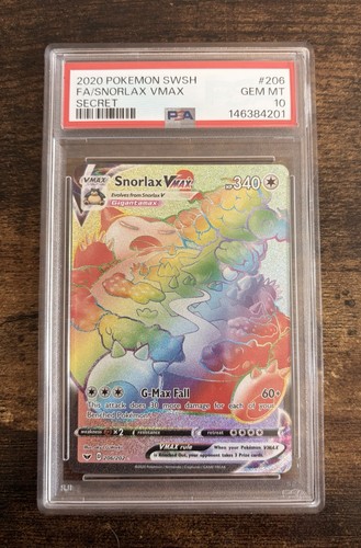 Psa snorlax vmax - snorlax,