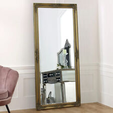 Mirror Large Full Length Wall Leaner Antique Vintage Gold 157cm x 68cm