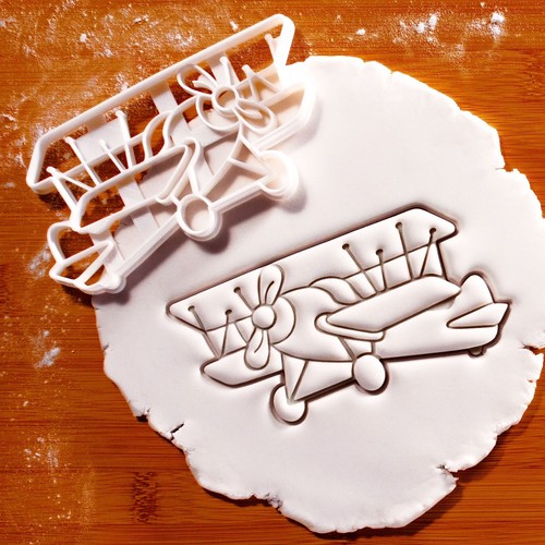 Vintage airplane cookie cutter - vintage,