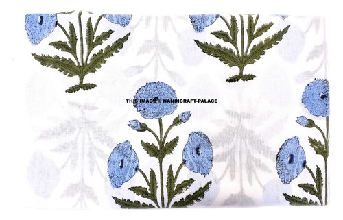 Indian 100 cotton voile - 100%, blue