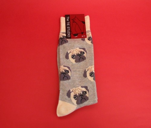 Pug dog design - men's, cotton